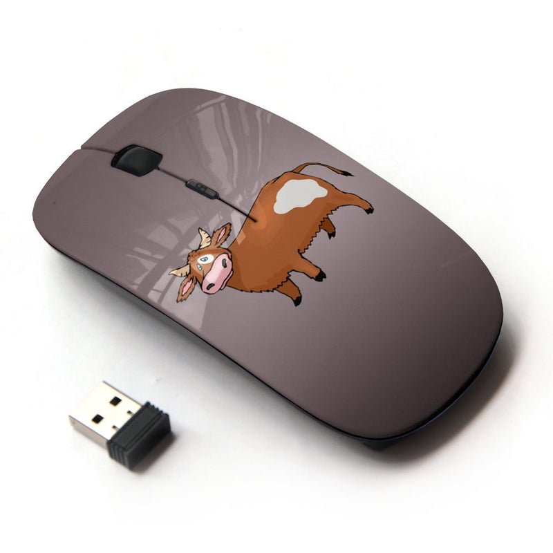 KOOLmouse [ Optical 2.4G Wireless Mouse [ Funny Cow Humor ] - Image 1